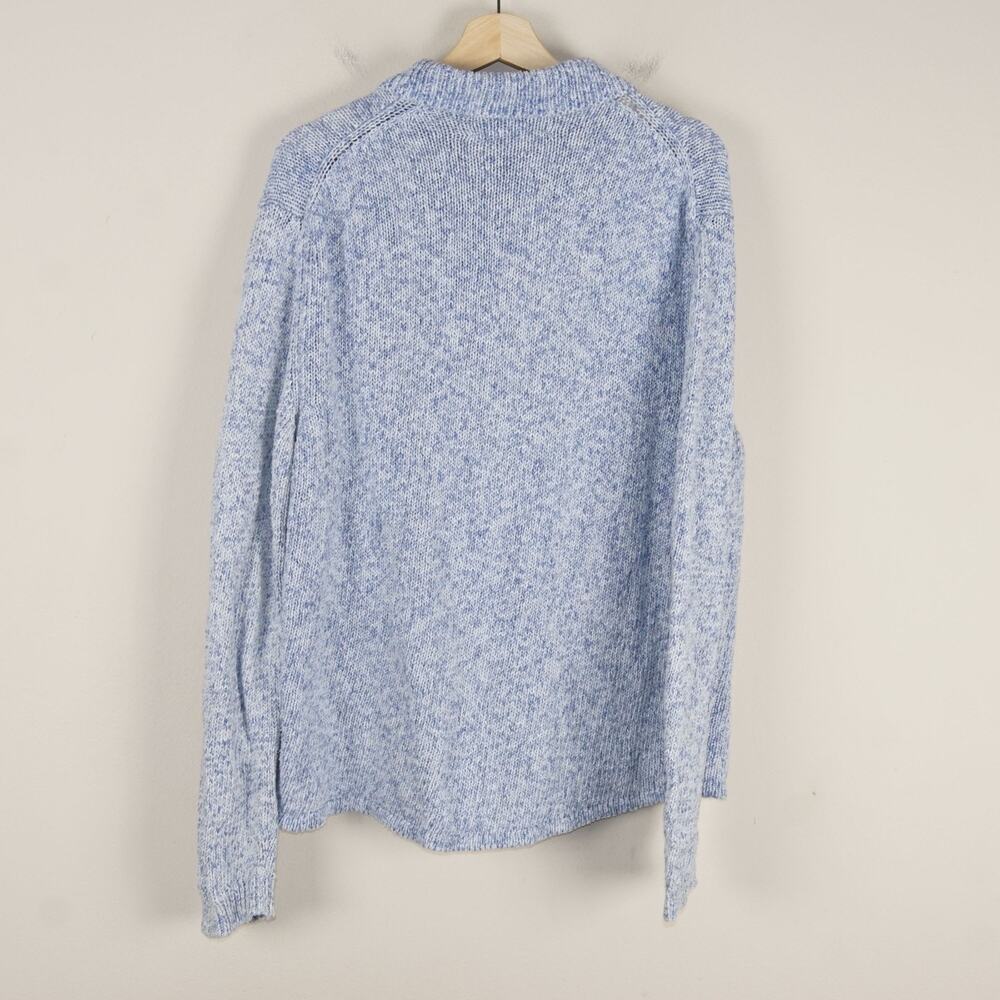 Mr Porter Miles Leon Knit Cotton Blue Cardigan Mens Sz S - Picture 2 of 12